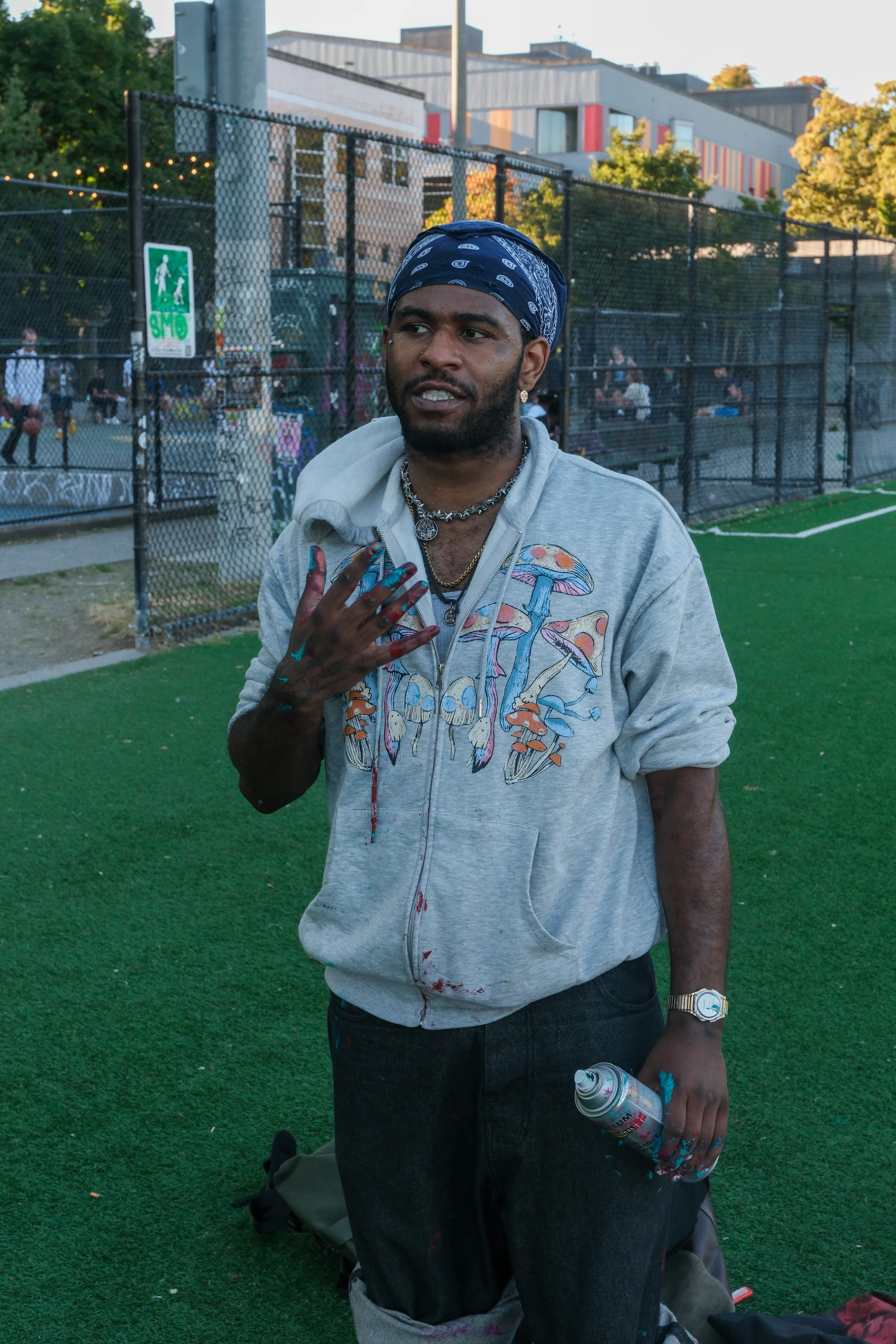 Artist at the park