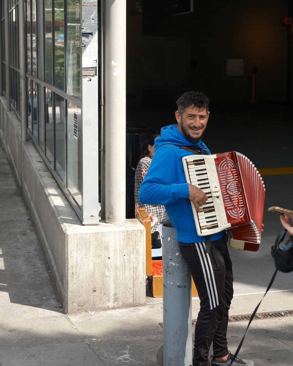 Accordion player