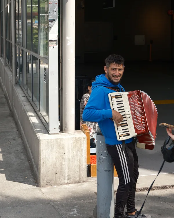 Accordion player